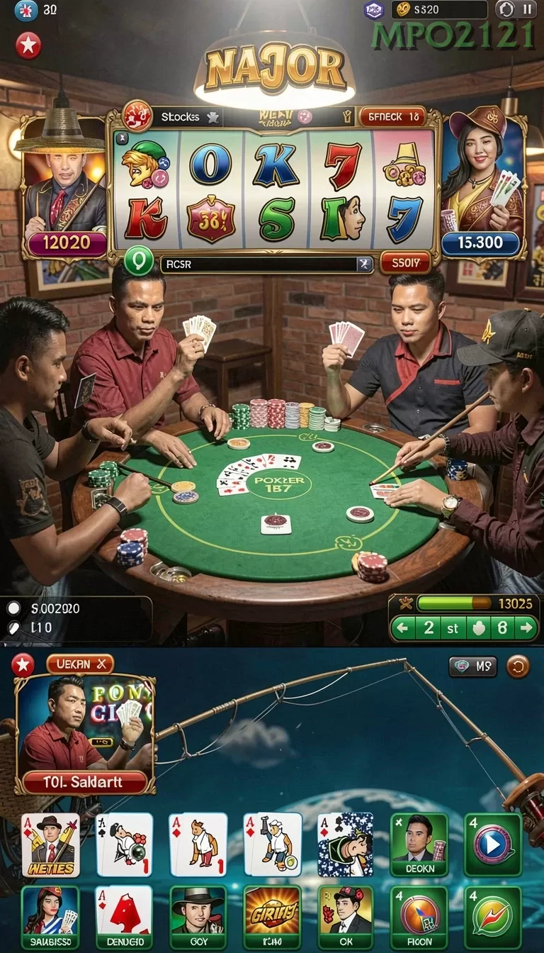 Cuplikan layar TEKNO — menu navigasi